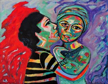 Print of Love Paintings by Raquel Sarangello