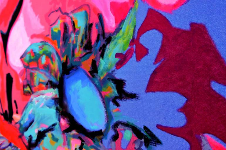 Original Expressionism People Painting by Raquel Sarangello