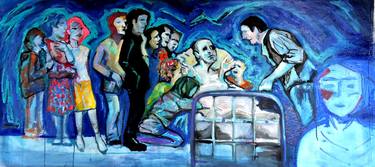 Print of Fine Art People Paintings by Raquel Sarangello