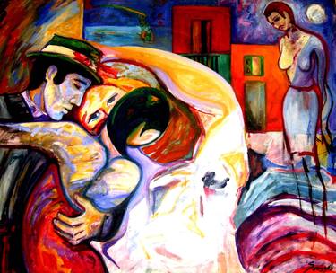 Original Fine Art Music Paintings by Raquel Sarangello