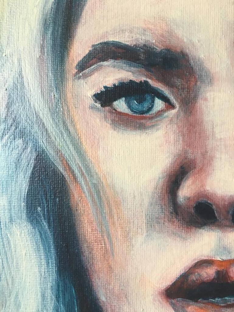 Original Expressionism People Painting by Beth Wyn