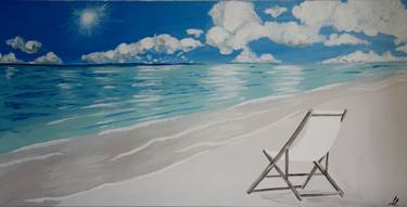 Print of Conceptual Beach Paintings by Amanda Robblee