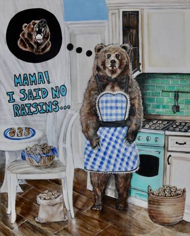 Original Conceptual Humor Paintings by Amanda Robblee