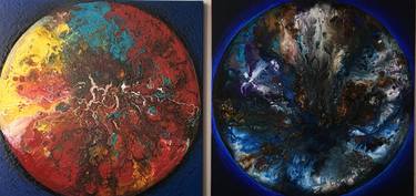 Original Abstract Expressionism Abstract Paintings by Shelley Heffler
