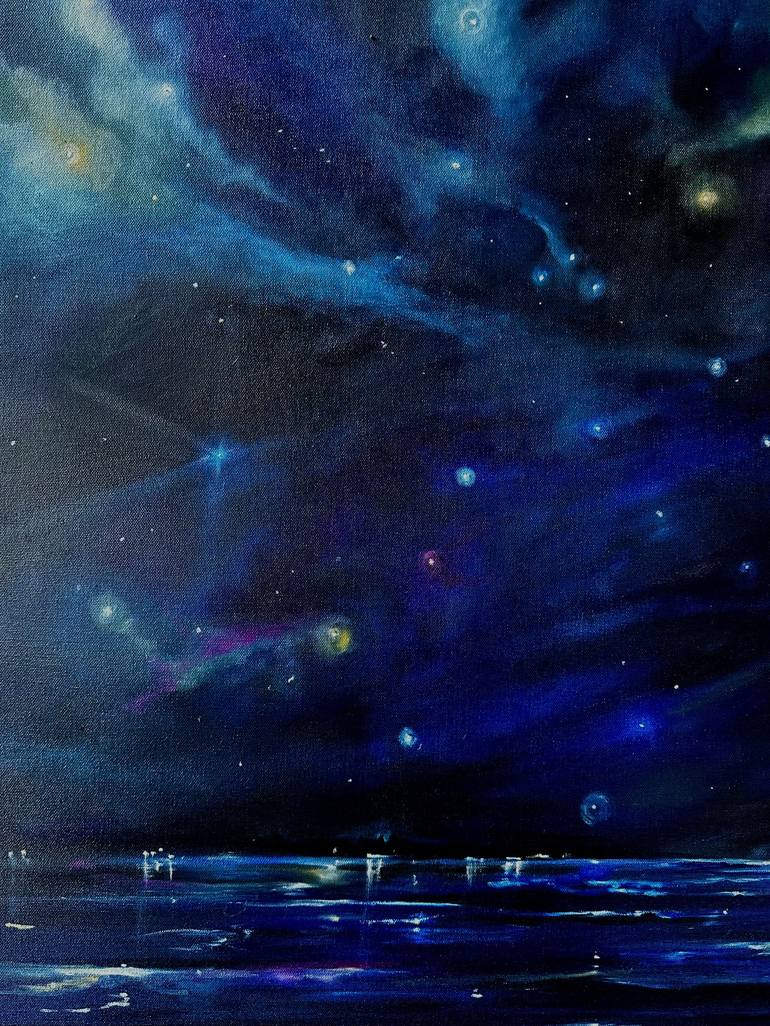 Original Contemporary Outer Space Painting by Whitney Babin