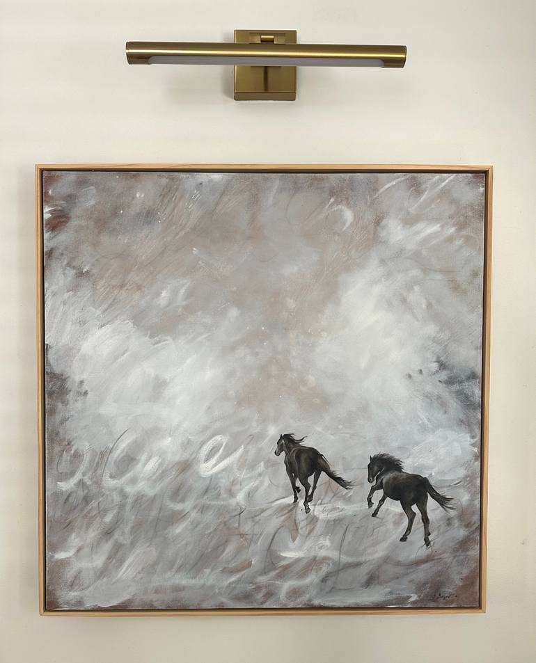 Original Abstract Expressionism Animal Painting by Whitney Babin