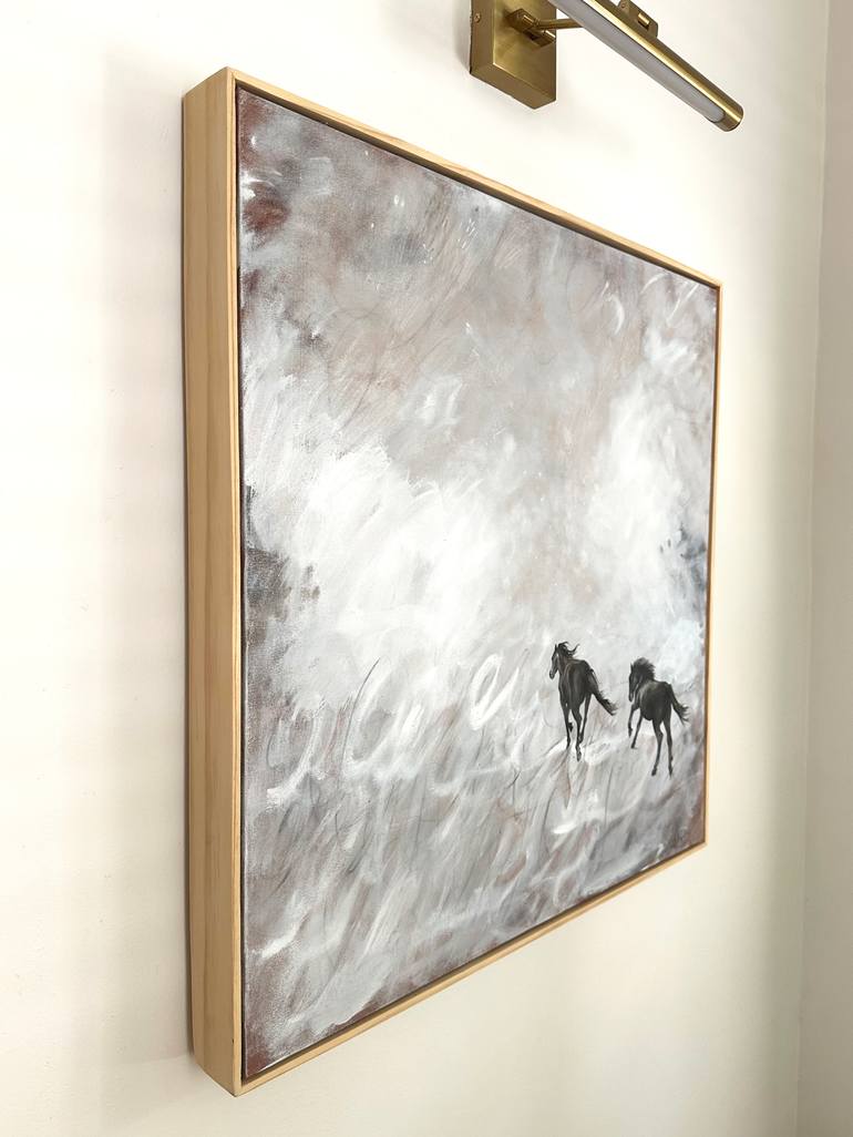 Original Abstract Expressionism Animal Painting by Whitney Babin