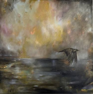 Original Abstract Animal Painting by Whitney Babin