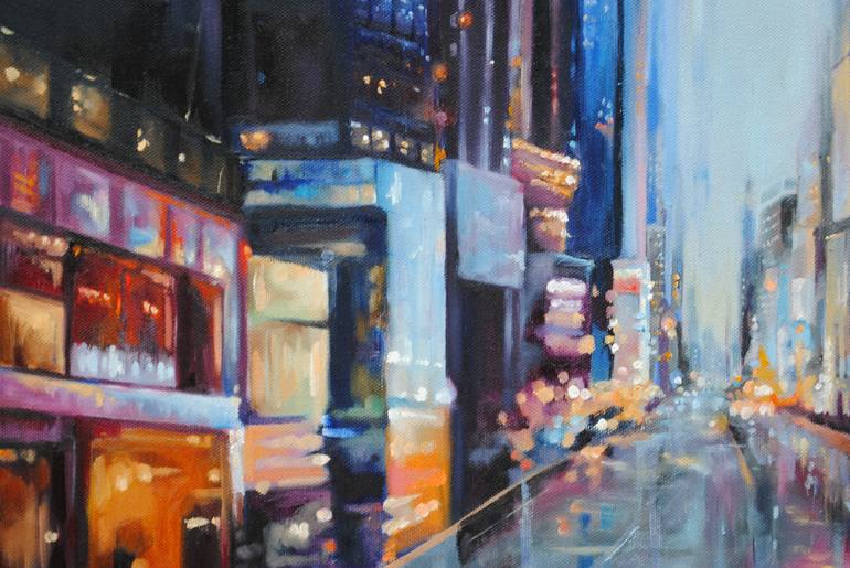 Original Fine Art Cities Painting by Whitney Babin