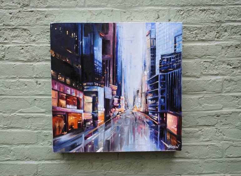 Original Fine Art Cities Painting by Whitney Babin