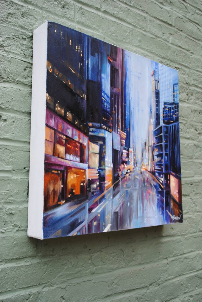 Original Fine Art Cities Painting by Whitney Babin