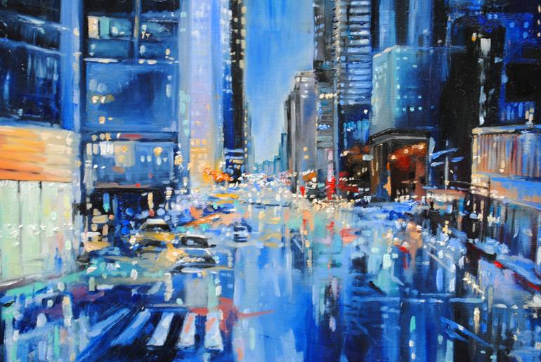 Original Impressionism Cities Painting by Whitney Babin