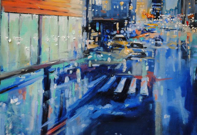Original Impressionism Cities Painting by Whitney Babin
