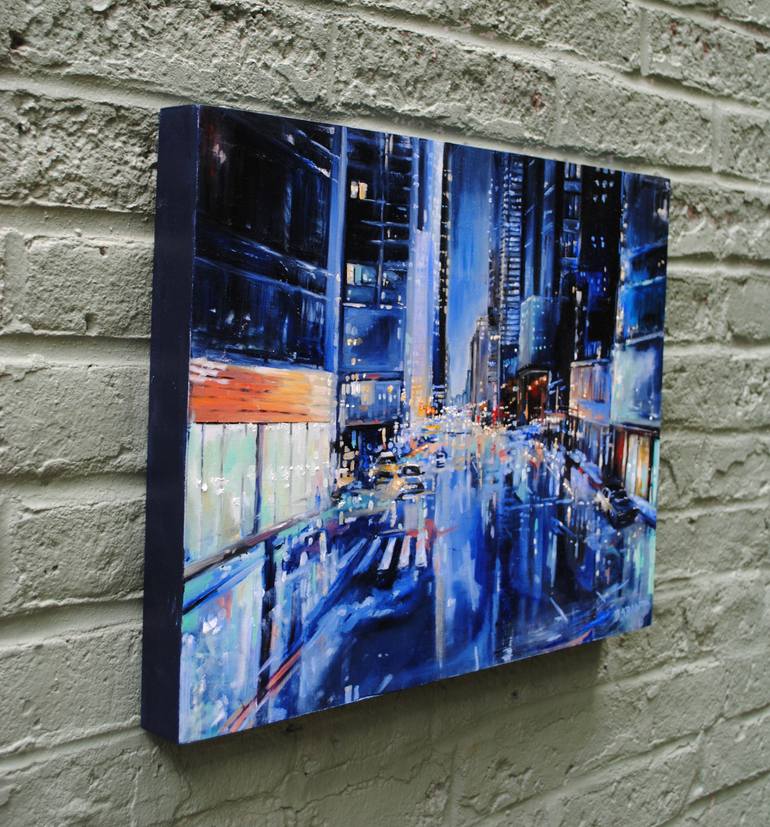 Original Impressionism Cities Painting by Whitney Babin