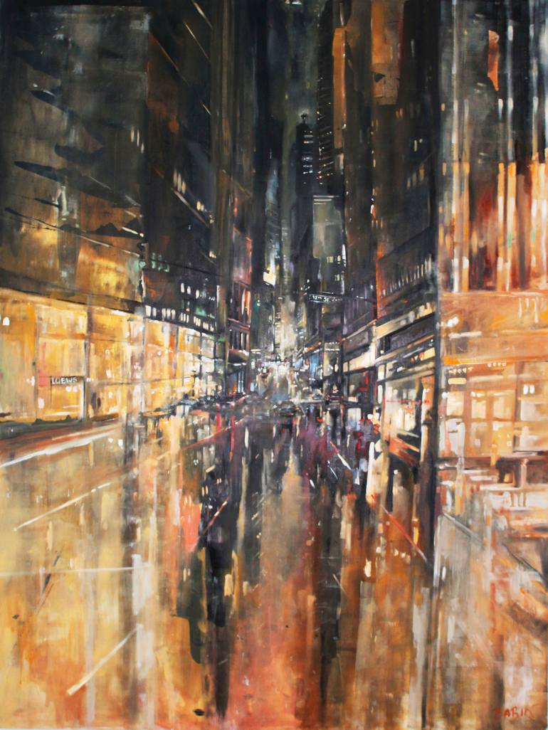 Loews Hotel Philadelphia Painting by Whitney Babin | Saatchi Art