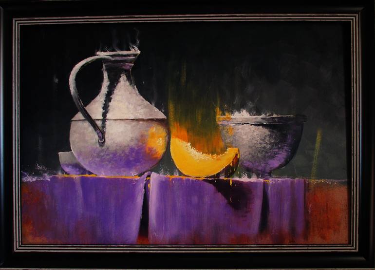 Original Modern Still Life Painting by Sergey Osipov