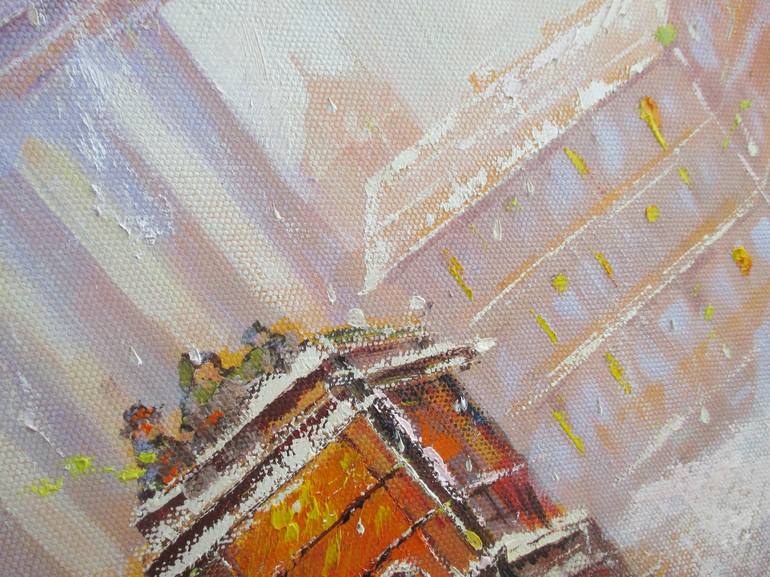 Original Impressionism Cities Painting by Sergey Osipov