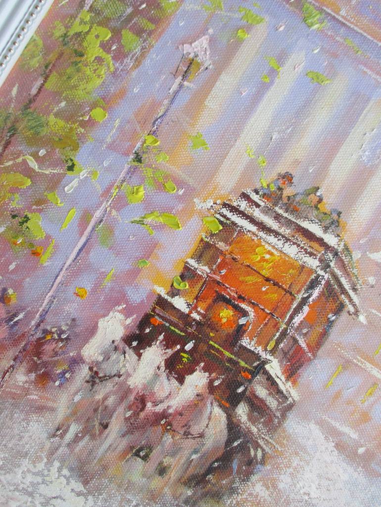 Original Impressionism Cities Painting by Sergey Osipov