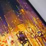 Original modern city painting.
Impressionistic streets, glowing, almost burning!
In a style similar to cyberpunk, vaporwave, synthwave and alike.

"GLOWING TRAM", 2019

- Oil on canvas.
- 24x16'' (60x42cm)
- Framed in a black frame.
- Wired on the back for hanging.
- Signed and dated by the artist.

Thank you for your visit!