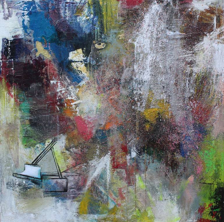 Print of Abstract Expressionism Music Paintings by Anicet Olivier