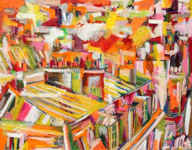 Print of Abstract Expressionism Places Paintings by Anicet Olivier
