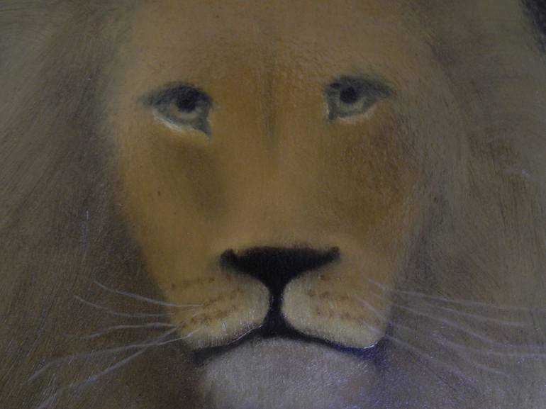 Original Portraiture Animal Painting by wendell couch