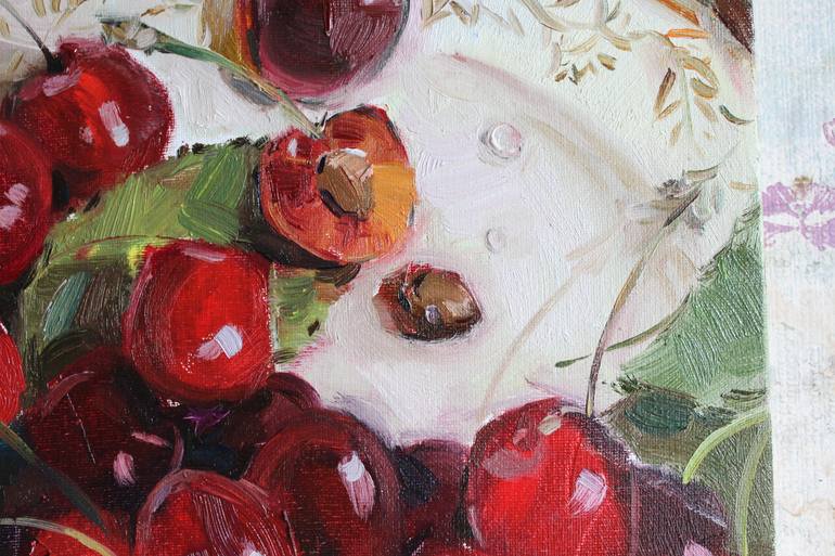 Original Food Painting by Vira Ustianska