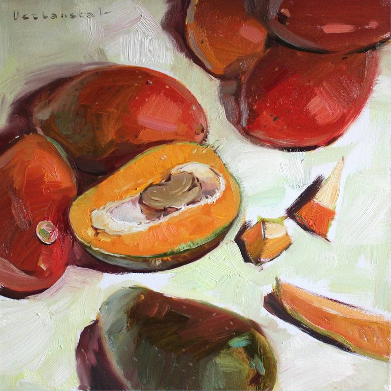 Mango Painting by Vira Ustianska | Saatchi Art