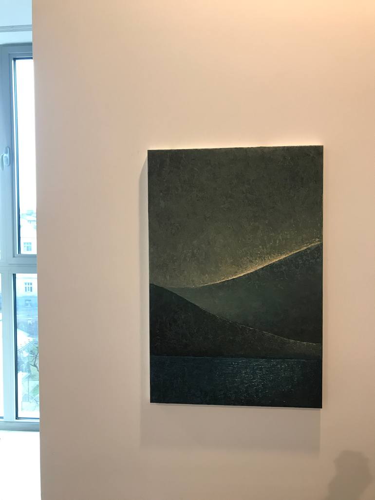 Original Abstract Landscape Painting by Nataliia Zaharuk