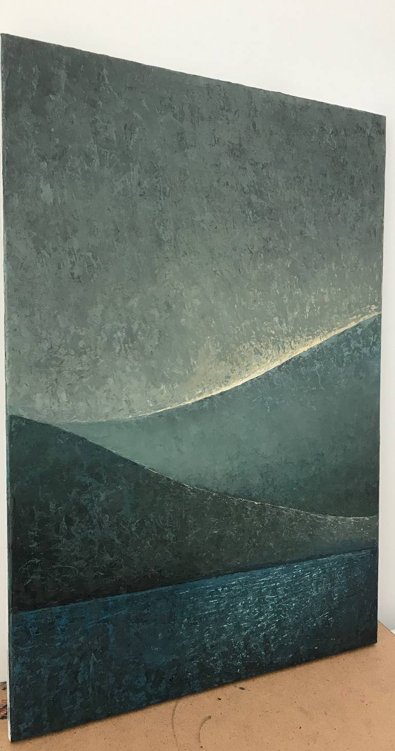Original Abstract Landscape Painting by Nataliia Zaharuk