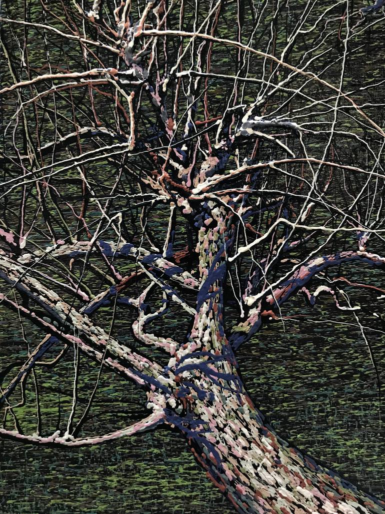 Original Expressionism Landscape Painting by Oleh Dron