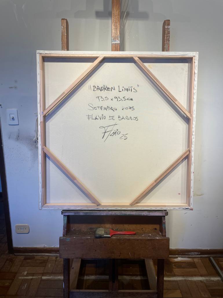 Original Abstract Painting by Flávio De Barros