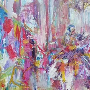 Original Abstract Performing Arts Painting by Charlotte Willoughby-Paul