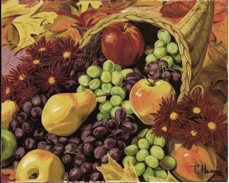 Horn of Plenty Painting by Theresa Harris Saatchi Art