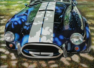 Original Figurative Automobile Paintings by Jose Ramon Muro