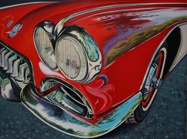 Print of Figurative Automobile Paintings by Jose Ramon Muro