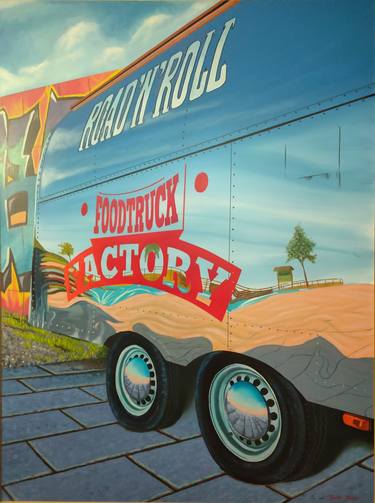 Saatchi Art Artist Jose Ramon Muro; Paintings, “Road & Roll” #art