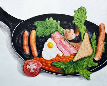 Print of Food Paintings by Ivan Kovačević