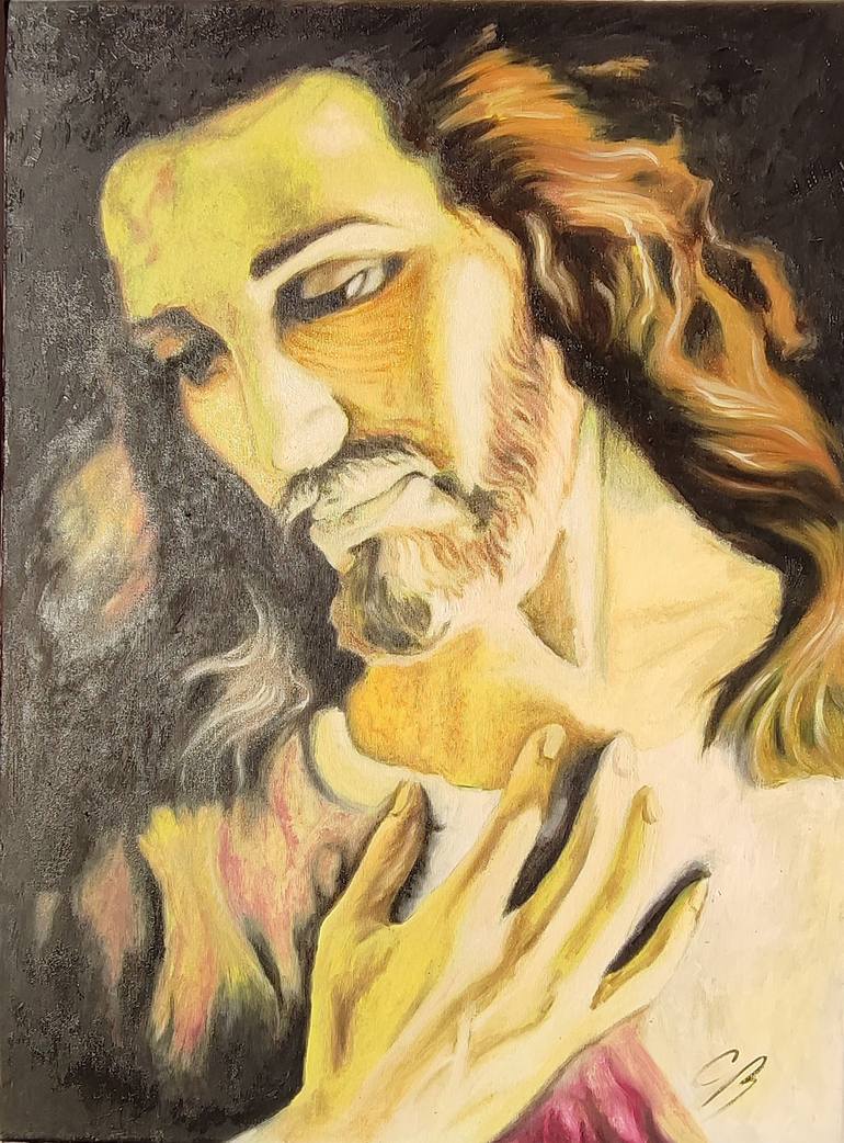 Original Religion Painting by Vladimir Stevanovic