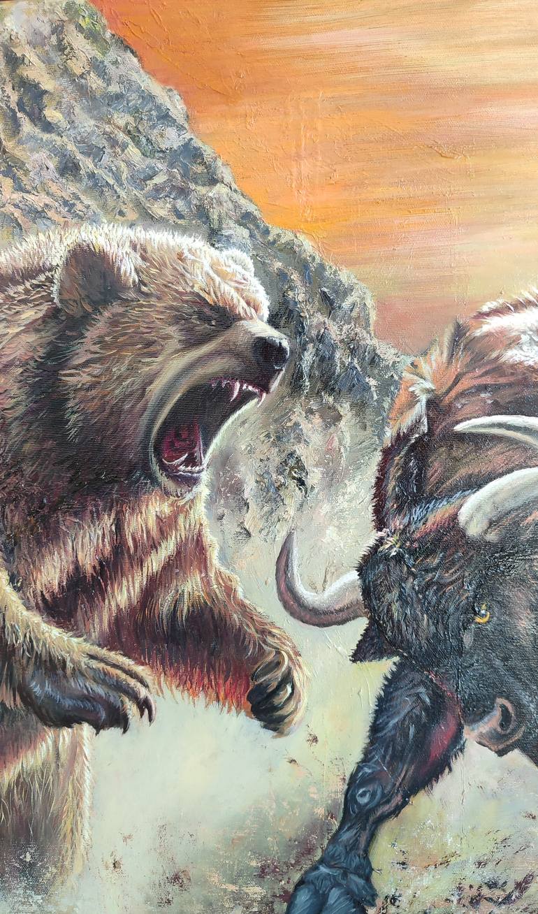 Original Realism Animal Painting by Vladimir Stevanovic
