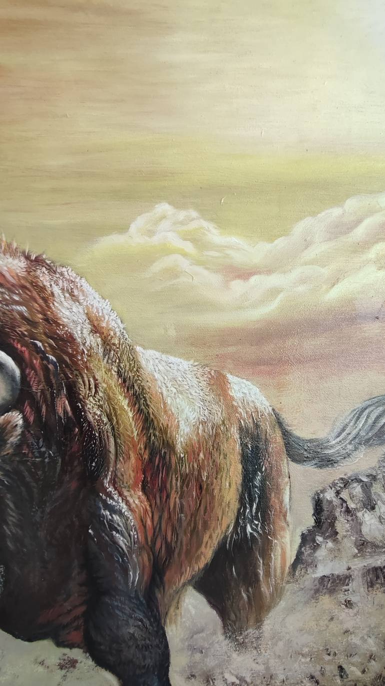 Original Realism Animal Painting by Vladimir Stevanovic