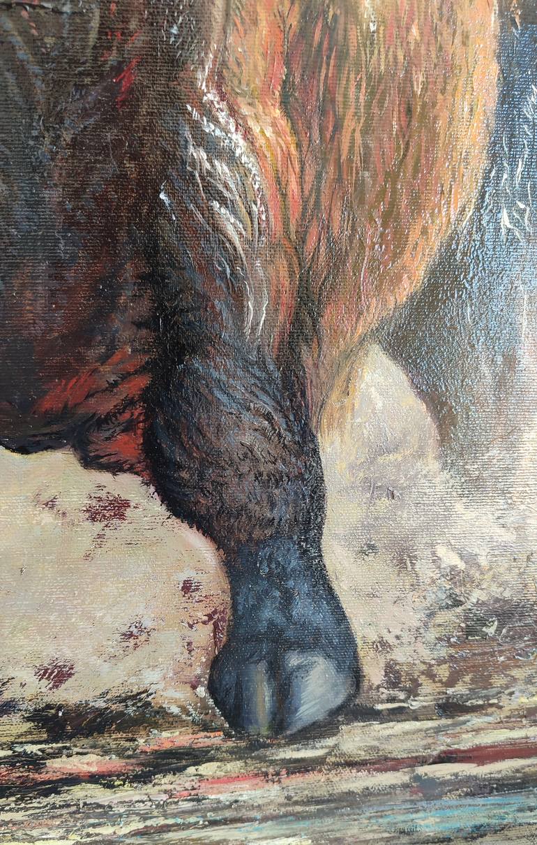Original Realism Animal Painting by Vladimir Stevanovic