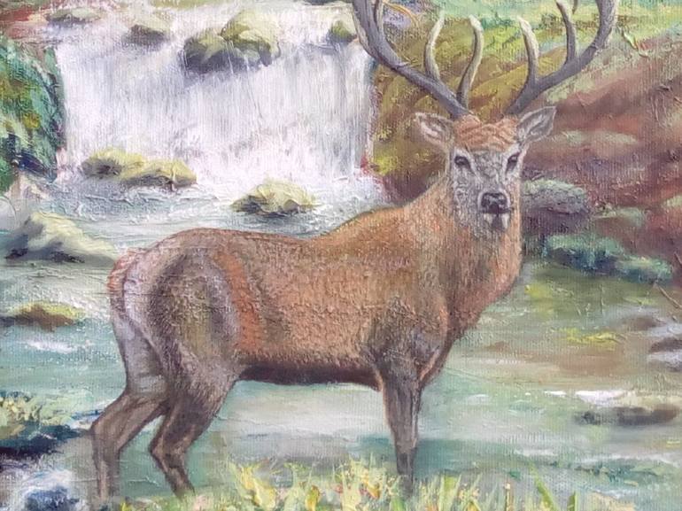 Original Realism Animal Painting by Vladimir Stevanovic