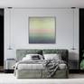 Mockup painting on the wall in the bedroom 2