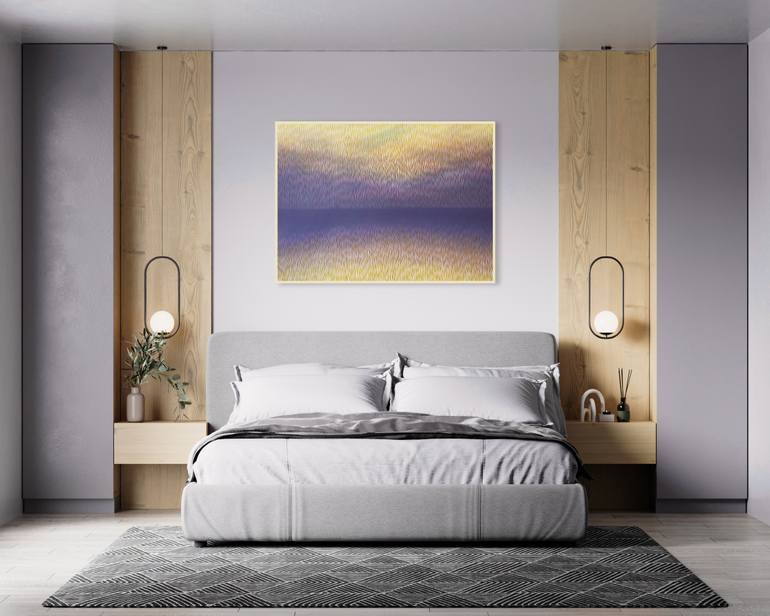 Original Abstract Seascape Painting by Vasyl Kolodiy