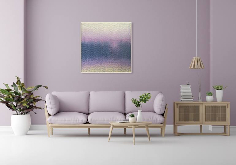 Original Abstract Landscape Painting by Vasyl Kolodiy