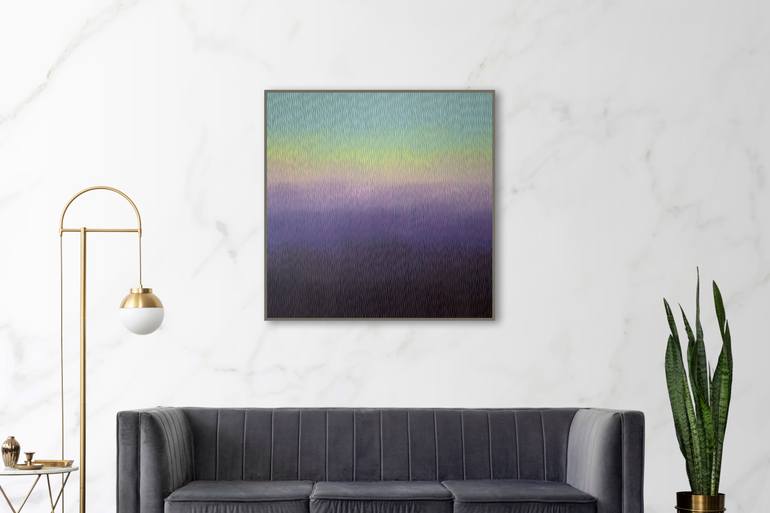 Original Abstract Landscape Painting by Vasyl Kolodiy