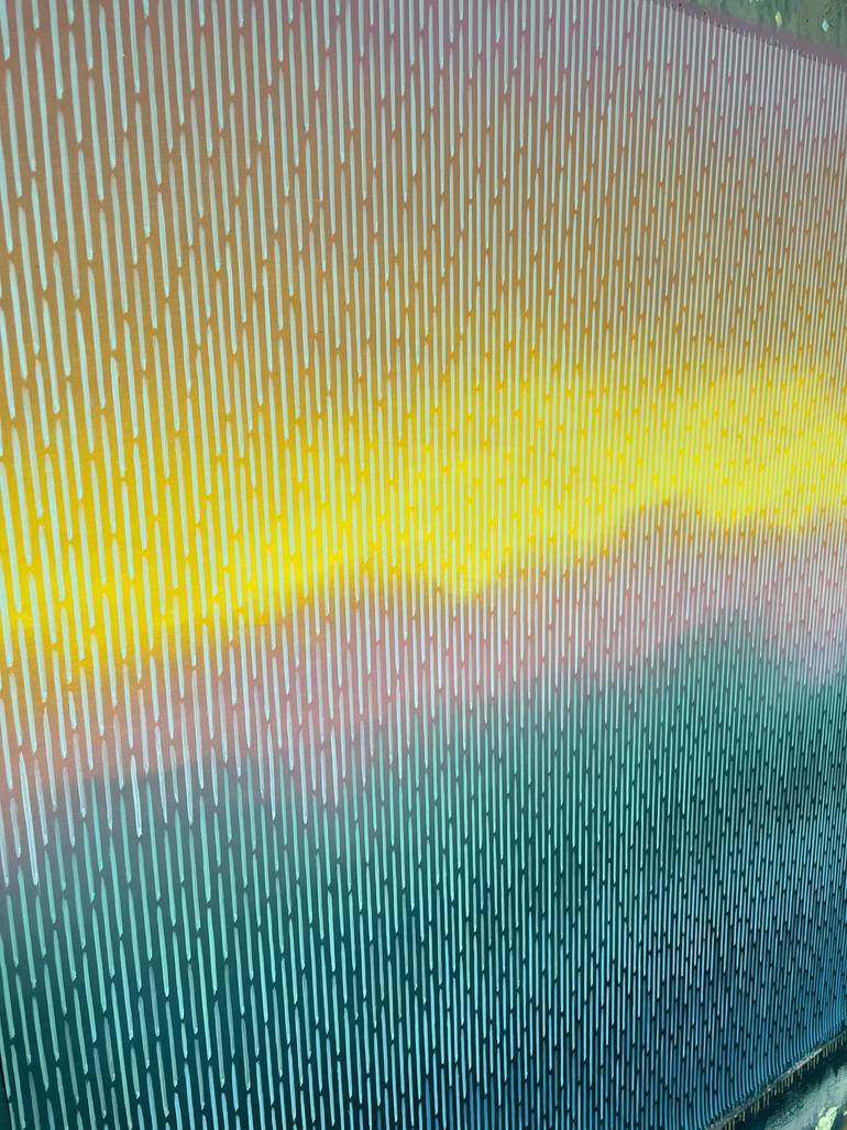 Original Abstract Language Painting by Vasyl Kolodiy
