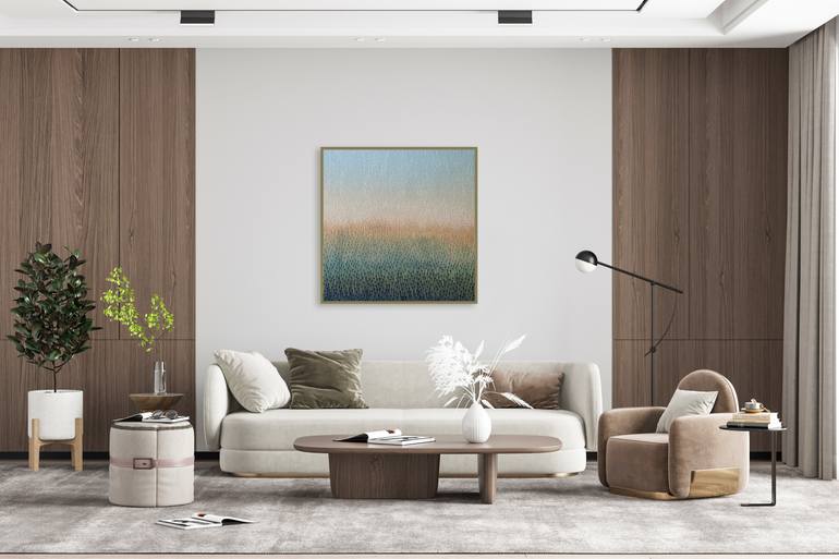 Original Abstract Landscape Painting by Vasyl Kolodiy