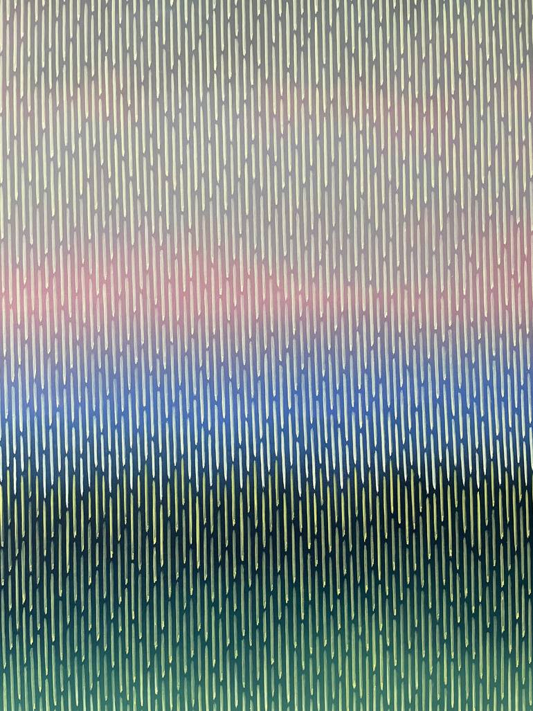 Original Abstract Landscape Painting by Vasyl Kolodiy